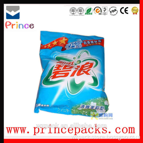 Laminated and printed washing powder packaging bag